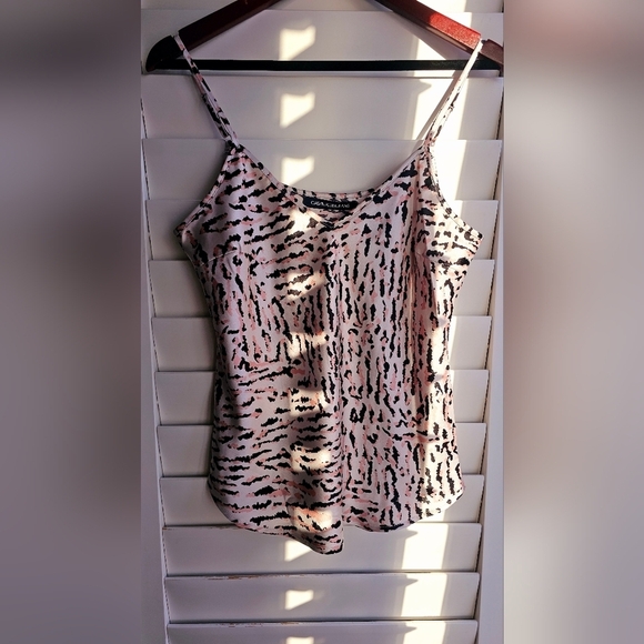 Calvin Klein Jeans Camisole Top Spagetti Animal Print size M - Picture 6 of 10